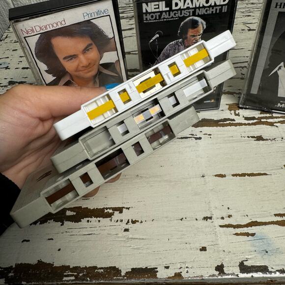 Neil Diamond Cassette Tape Lot Bundle of 3 Primitive Hot August Greatest Hits - Picture 5 of 6